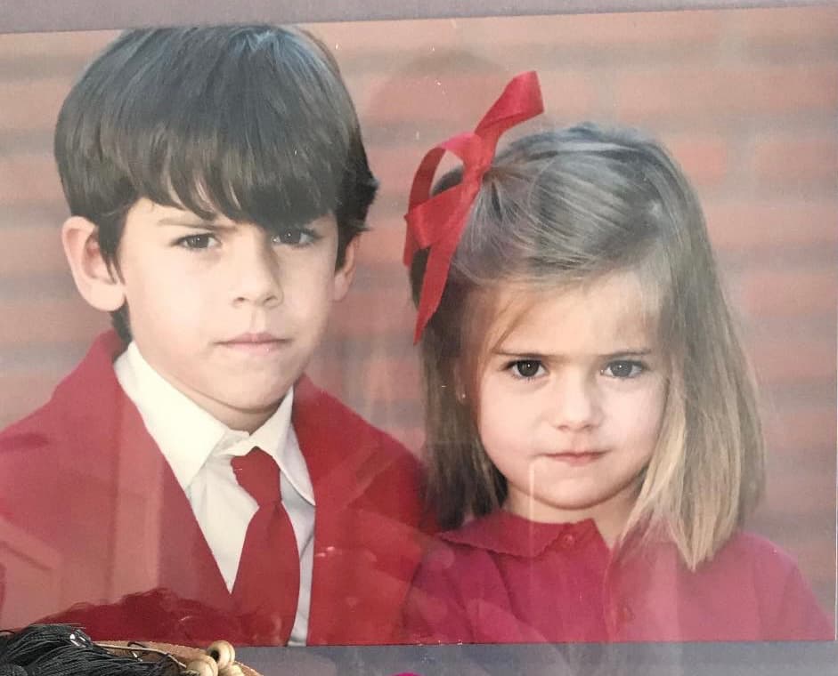 St. Catherine's — first real school, with my brother