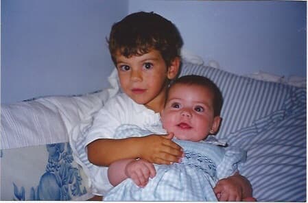 My brother, two years older than me